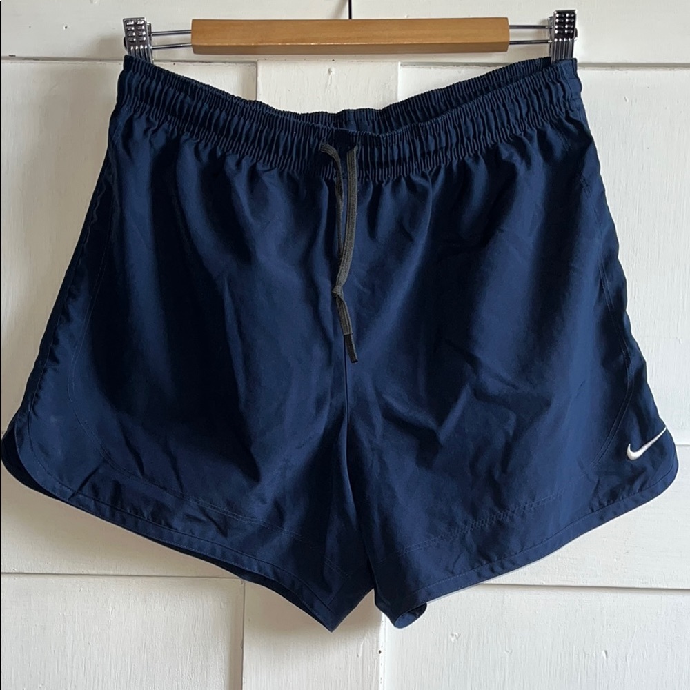 Nike Dri Fit Athletic Sports Gym Shorts Navy Blue Size Small S Mens